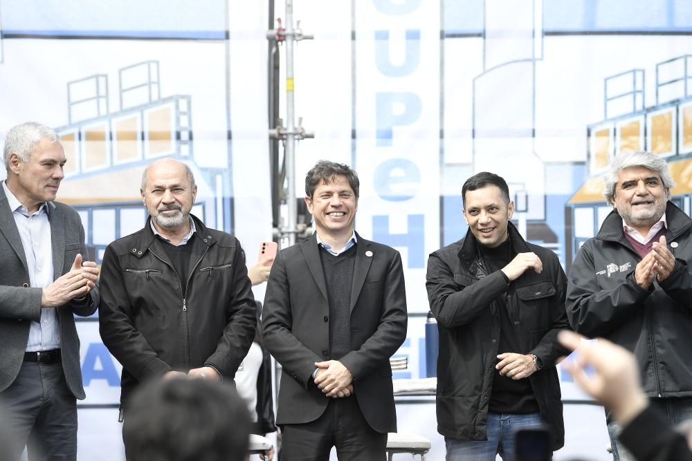 Kicillof y Secco inauguraron el Centro de Formación Laboral N°406