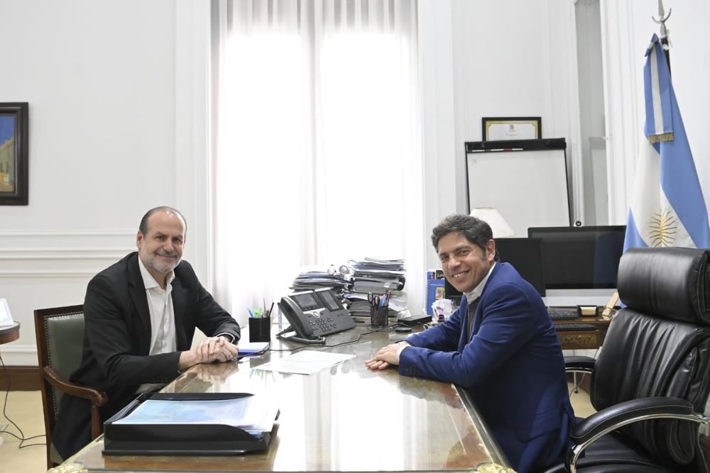 Kicillof recibió al intendente Federico Susbielles