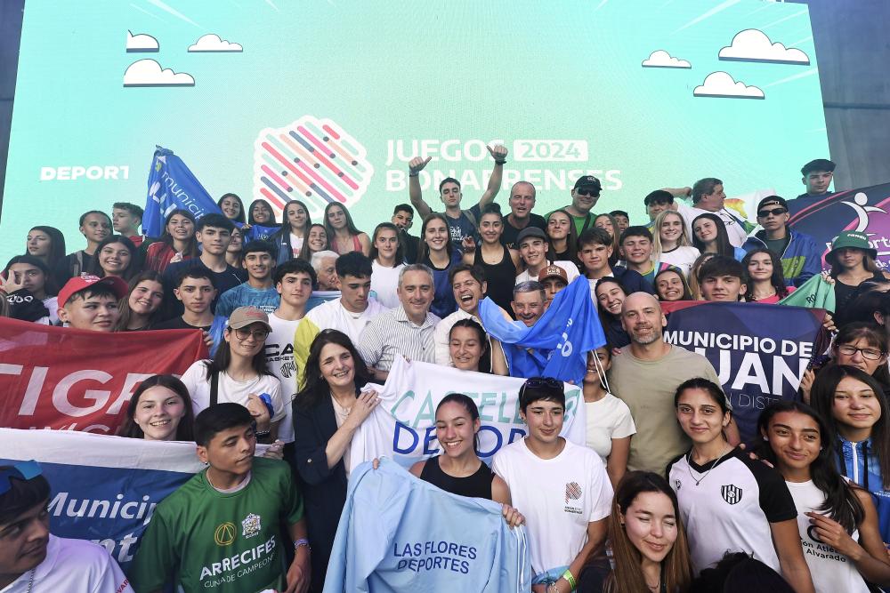 Kicillof encabezó la apertura de la etapa final de los Juegos Bonaerenses 2024