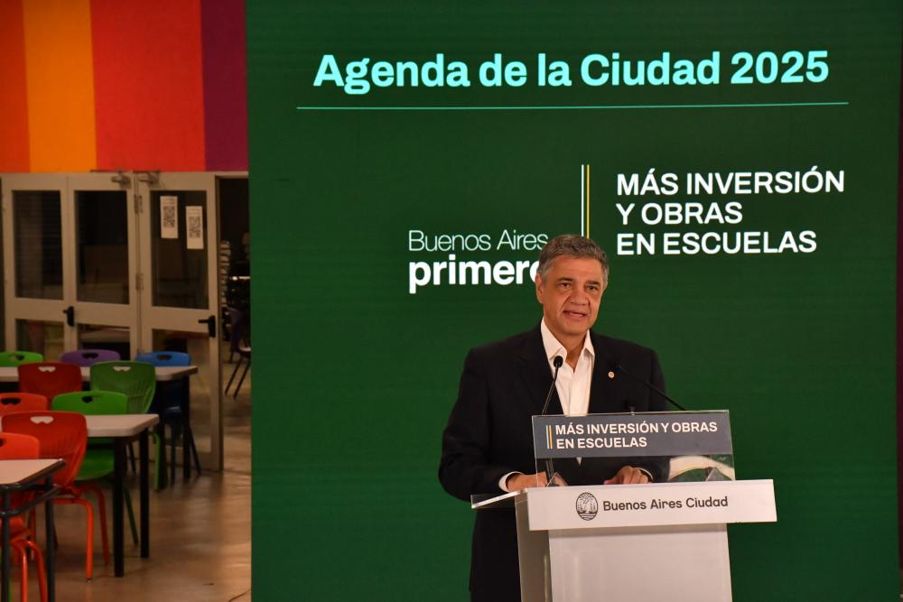 Jorge Macri presentó una fuerte inversión en educación
