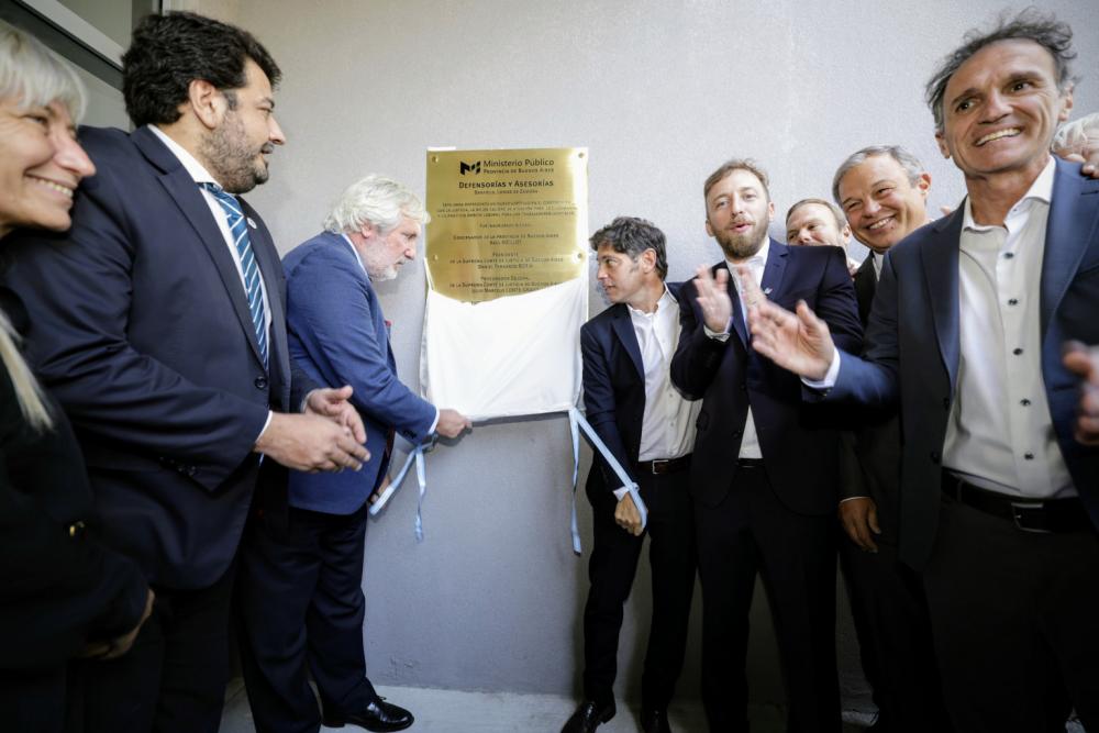 Kicillof recorrió el nuevo complejo judicial del Ministerio Público