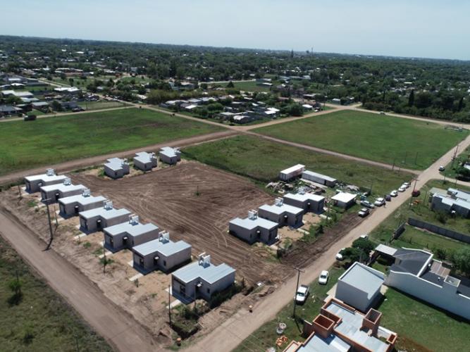 Avanza la construcción de viviendas en Saladillo y Roque Pérez