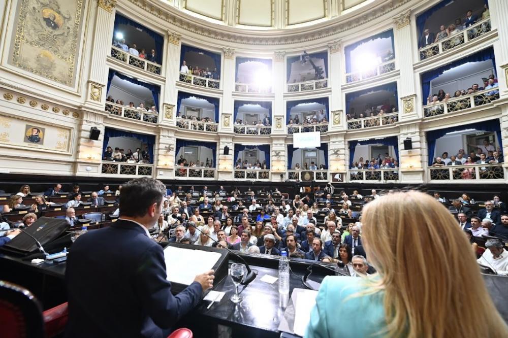 Las principales frases del discurso de Kicillof en la apertura de sesiones ordinarias
