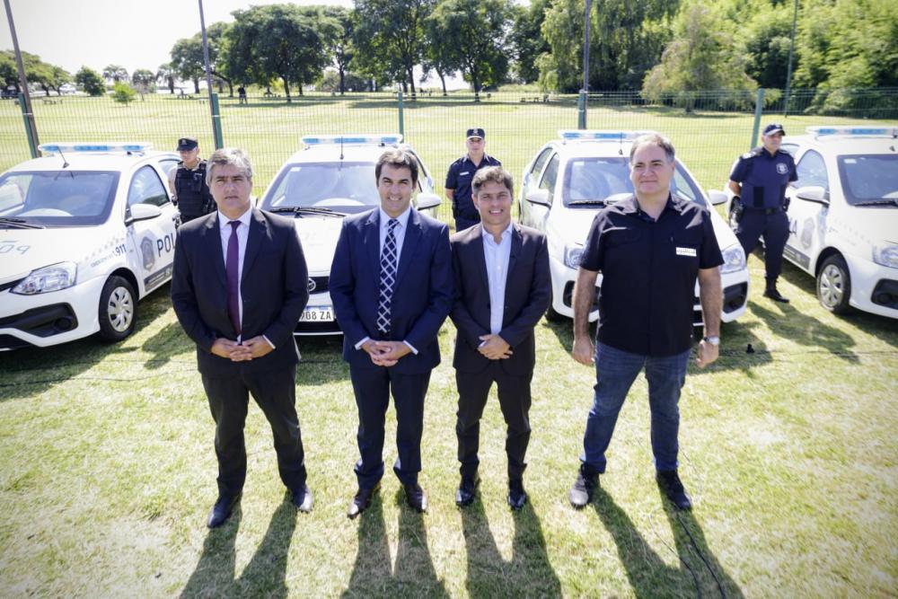 Kicillof puso en funcionamiento nuevos patrulleros en San Isidro