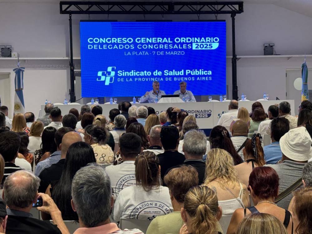 El Sindicato de Salud Pública realizó el Congreso General Ordinario 2025