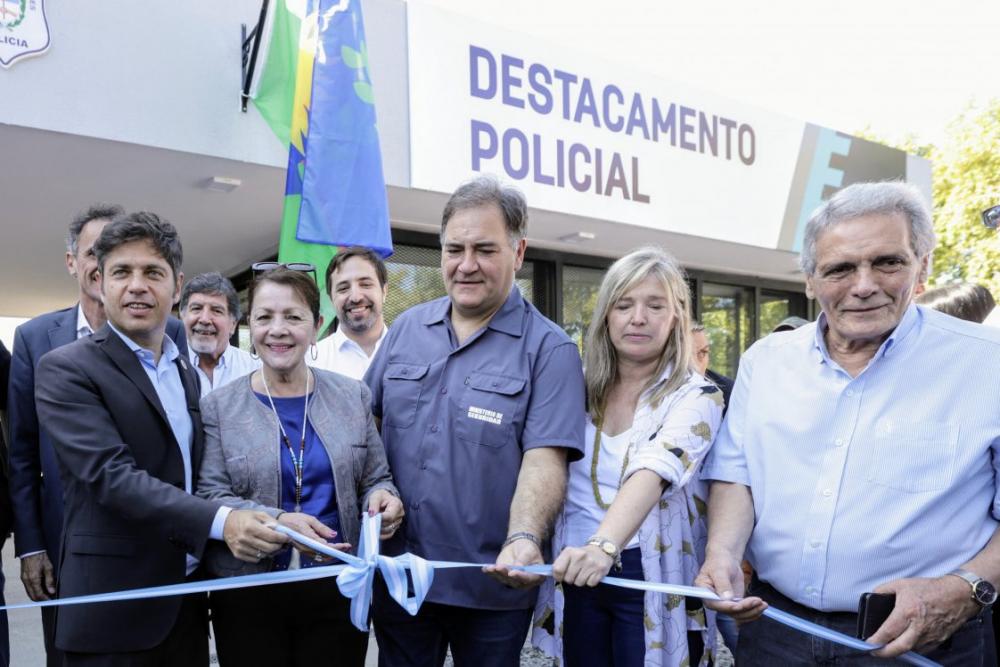 Kicillof inauguró nueva infraestructura educativa y de seguridad