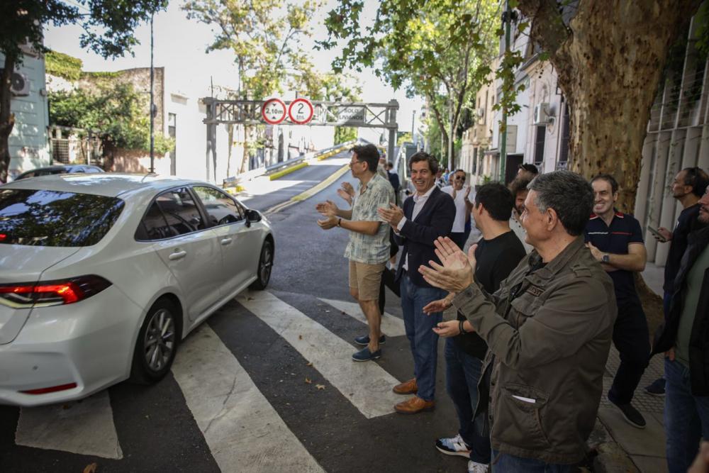 Conectividad urbana: Jorge Macri reabrió el Puente Ciudad de la Paz tras las obras