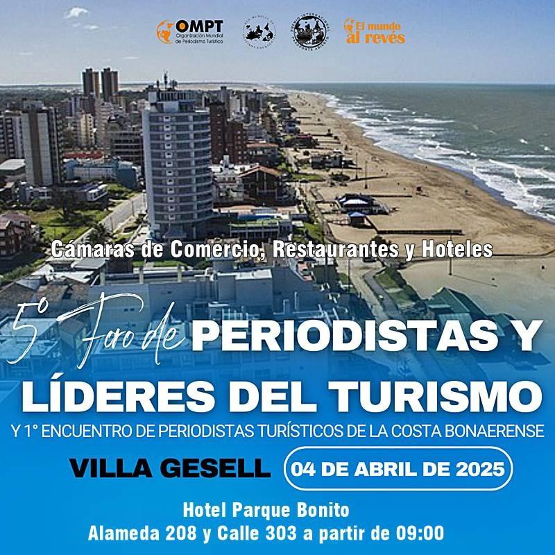 Se realizará el 1° Encuentro de Periodistas Turísticos de la costa bonaerense