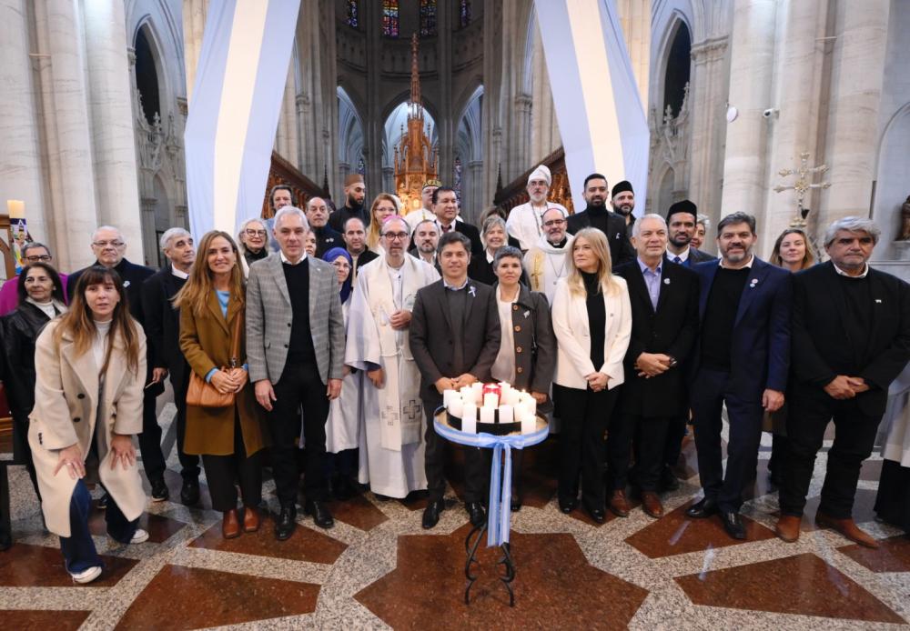 Kicillof participó del Tedeum en la Catedral de La Plata