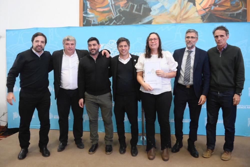 Kicillof inauguró la nueva Estación Transformadora de Quenumá