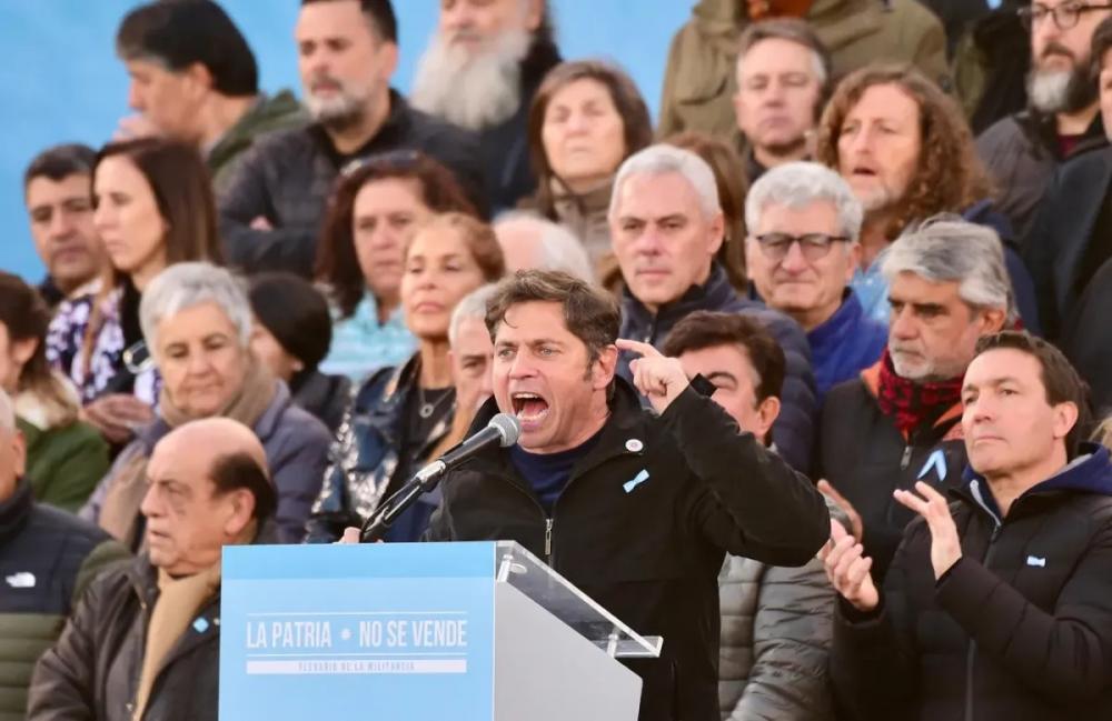 Kicillof suspendió el lanzamiento del Movimiento Derecho al Futuro