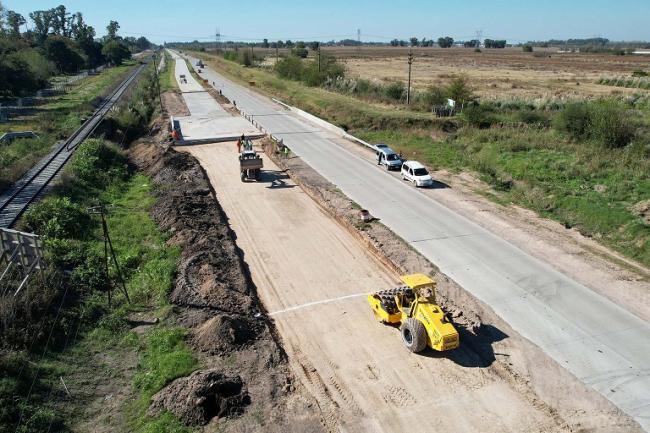 Avanzan con las obras en la Ruta Provincial 40