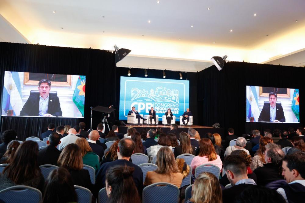 Kicillof cerró el Congreso Productivo Bonaerense: "Hay un plan para exterminar la industria nacional"