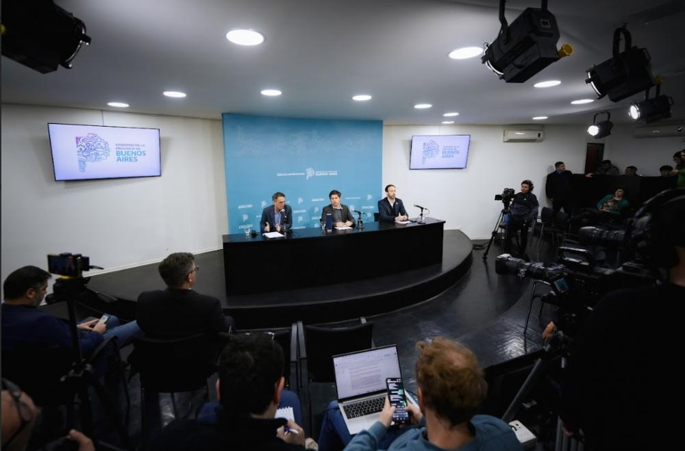 Kicillof enviará un proyecto a la Legislatura para declarar la emergencia de la obra pública nacional en la provincia