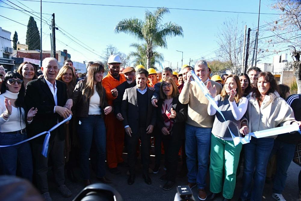 Alak y Kicillof inauguraron el primer tramo de la nueva avenida 60