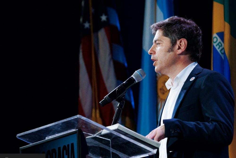 Kicillof participó de la jornada “Democracia siempre" en Nueva York