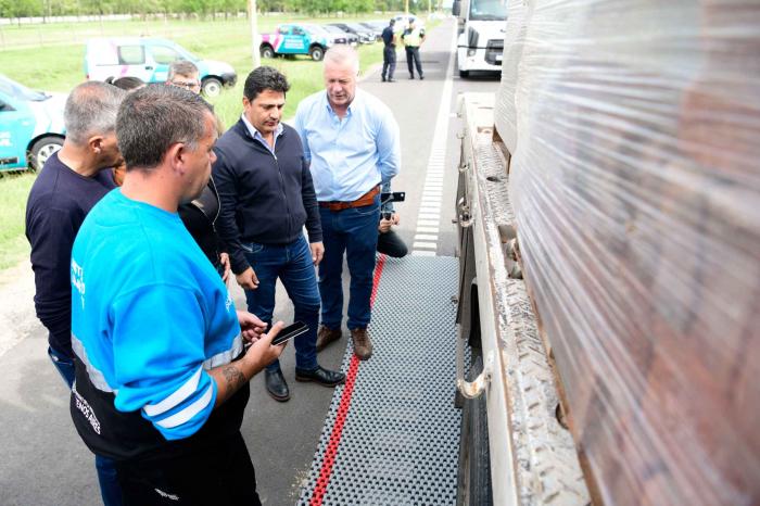 Transporte retiró de las rutas bonaerenses más de 3.400 toneladas de sobrepeso
