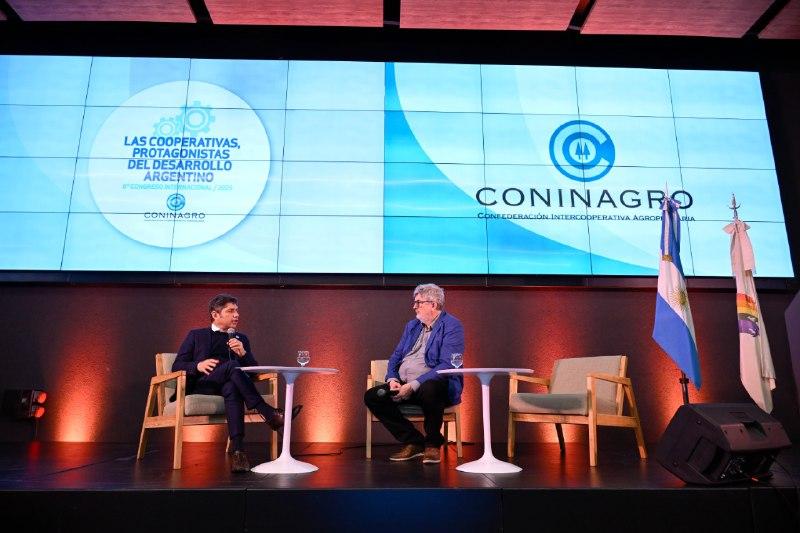 Kicillof participó del 8º Congreso Internacional de CONINAGRO
