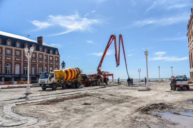 La Provincia avanza con las obras en la Rambla de Mar del Plata