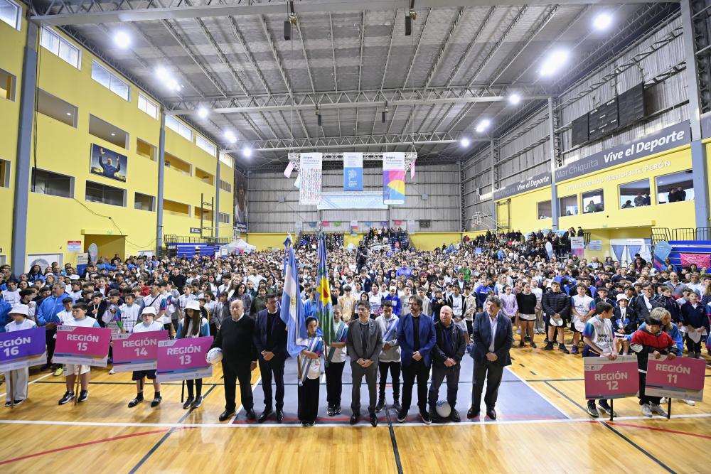 Kicillof encabezó la apertura de la etapa final de los Juegos Escolares Bonaerenses 2025