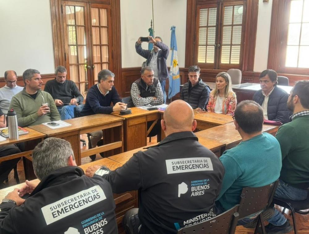 La Provincia continúa coordinando acciones de asistencia en zonas afectadas por inundaciones