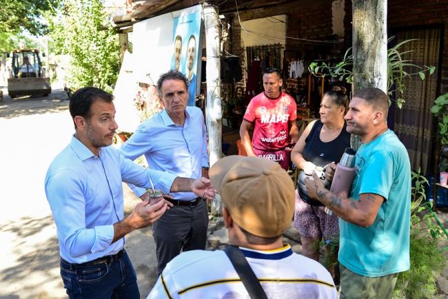 En Lanús, Katopodis recorrió obras del Programa MAS