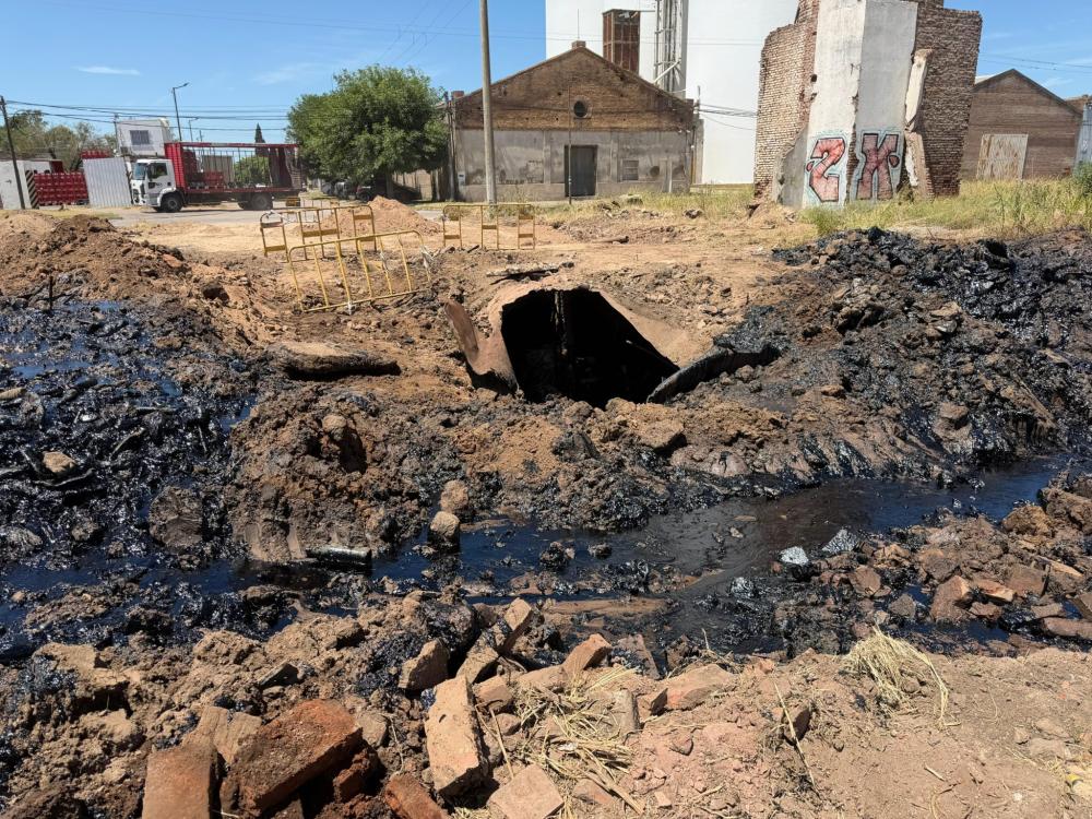 Chivilcoy: Avanza la obra de cordón cuneta y apertura de calle