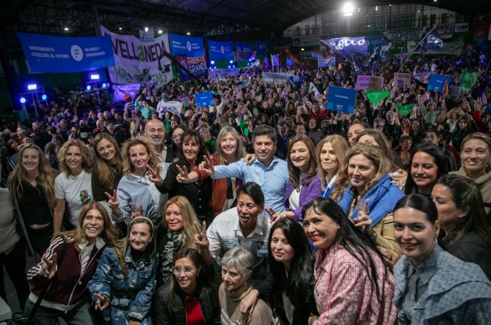 Kicillof: “Desde el primer día fueron las mujeres quienes estuvieron en la vanguardia de la resistencia y de la oposición a Milei”