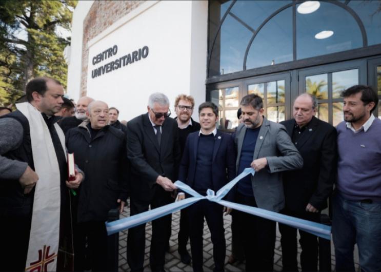 Kicillof y Bianco inauguraron el Centro Universitario de General Belgrano
