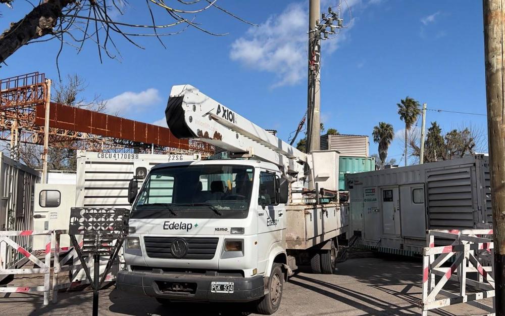 Edelap comenzó a reconfigurar la red para volver a abastecer a los usuarios desde la estación Tolosa