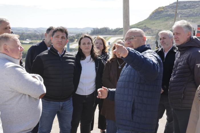 Marinucci recorrió las obras del Autódromo Fangio e impulsó la educación vial