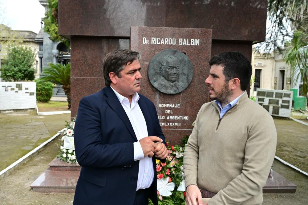 La UCR bonaerense homenajeó a Ricardo Balbín y reivindicó el diálogo y la unión nacional