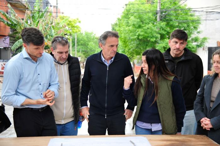 Katopodis recorrió obras de infraestructura en Morón