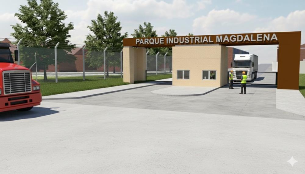 Hourcade impulsa el nuevo Parque Industrial de Magdalena: tierras escrituradas y obras